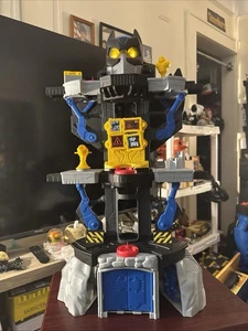 Fisher Price Imaginext DC Super Friends blau transformierend Batman Batcave Spielset - Bild 1 von 16