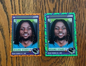 Brian Thomas Jr. Panini Score A Treat 2 Card Rookie Card Lot - Pumpkin & Bat RC - Bild 1 von 2