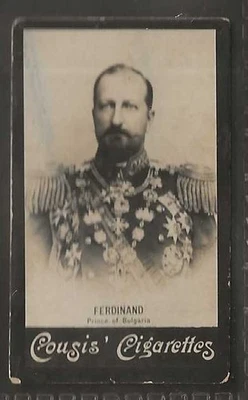 COUSIS (MALTA)-CELEBRITIES 1905 (KF2162)-#017- FERDINAND BULGARIA - Image 1 of 2