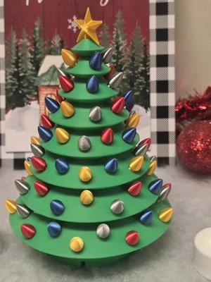 3d Printed Christmas Tree, Holiday Tree, Home Decor, Seasonal Decor - Image 1 of 4