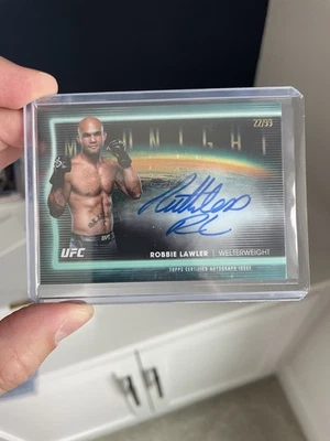 Robbie Lawler Horizon Signatures Auto Twilight /99 - 2025 Topps Midnight UFC - Image 1 of 2