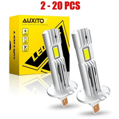 2-20X LED H1 Coches Faros Brillantes Bajo Alto Blanco Viga Bombillas 6500K Faros Antiniebla DRL Foto 1 de 4