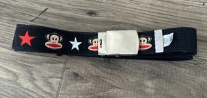 Vintage PAUL FRANK Belt Julius The Monkey With Stars L 40-44" Adjustable - Picture 1 of 5
