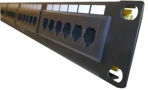 LMS DATA - Panel Sambungan 24 Port Cat5e untuk Enkurungan Rack 19 Inci - Picture 1 of 1