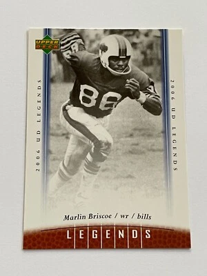 2006 Upper Deck Legends Football #75 - Marlin Briscoe - Buffalo Bills - Image 1 of 2