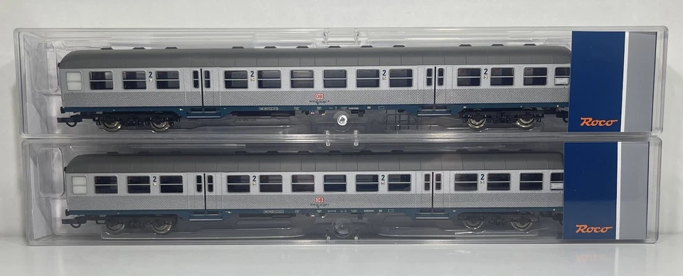 Roco H0 6200035 2-teiliges Wagen-Set "Silberling" DB Ep. V Neu & OVP - Bild 1 von 4