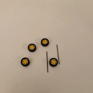Herpa H0 Borbet Wheels Rims Yellow - Picture 1 of 1