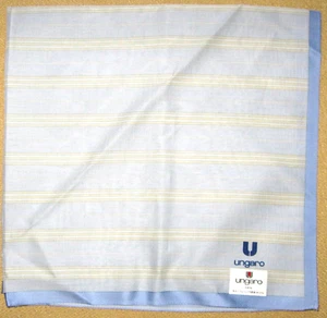 UNGARO *Stripe Collectible Handkerchief 47cm /EPEFENS - Picture 1 of 5