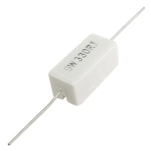 330 Ohm 5 W Keramik Drahtwiderstand (MENGE 5) - Bild 1 von 1