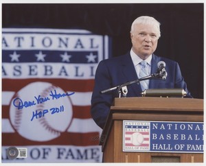 1900 Authenticated Dave van Horne BAS Certified Beckett Auth Sticker Auto