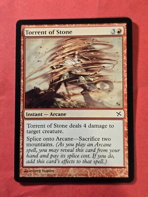 2005 Magic The Gathering Betrayers of Kamigawa #119 Torrent of Stone, C, NF, cd6 - Image 1 of 3