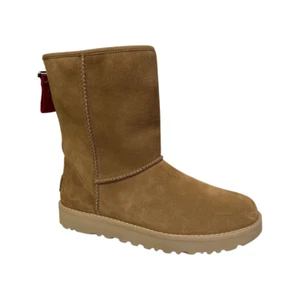 UGG Damen Chestnut Classic Short Logo Zip Stiefel 1122672 - Bild 1 von 8