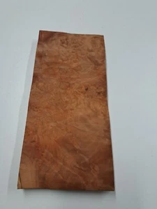 Burr Maple Veneer - 1 NATURAL WOOD Sheet - 240mm x 110mm - Picture 1 of 5