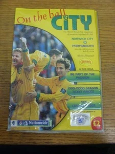20/03/1999 Norwich City v Portsmouth . All UK orders have FREE shipping. - Imagen 1 de 1