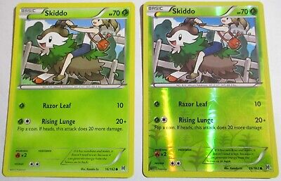Skiddo 16/162 Non & Reverse Holo XY Breakthrough 2 Pokemon Card