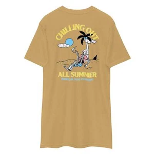 Men's Premium Chill Summer Tropical T-shirt - Picture 1 of 36