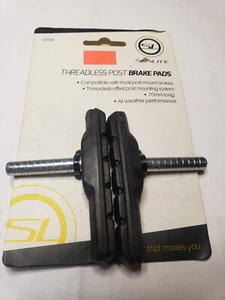 Sunlite Threadless Post Black Bicycle Brake Pads for Cantilever Brakes 70mm Pair - Picture 1 of 1