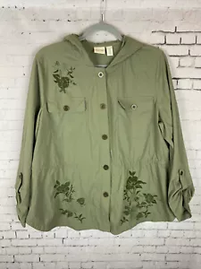 Chaqueta con capucha Zenergy talla 2 para mujer ligera verde oliva (AAS) - Imagen 1 de 9