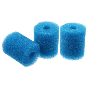 3 Pcs Aquarium Pre Filter Foam Roll Sponge Roll for Fish Tank Blue 7.5x6.5x2cm - Picture 1 of 7