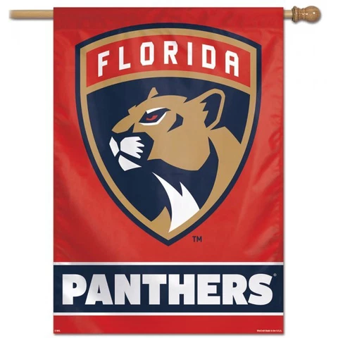 FLORIDA PANTHERS HOUSE FLAG 28"X40" VERTICAL BANNER OUTDOOR RATED NHL LICENSED Cover