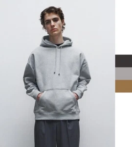 True Blanks "by H&M Group" Mens Boxy Hoodie 1148751 Herren Kapuzenpullover NEU - Bild 1 von 10
