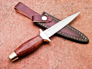 Raro coltello Dagger Boot FIX BLADE PERSONALIZZATO FATTO A MANO FORGIATO D2 acciaio COLTELLO - 96 - Foto 1 di 9