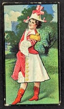 Vintage 1903 Girls in Costumes British American T440 Tobacco Card