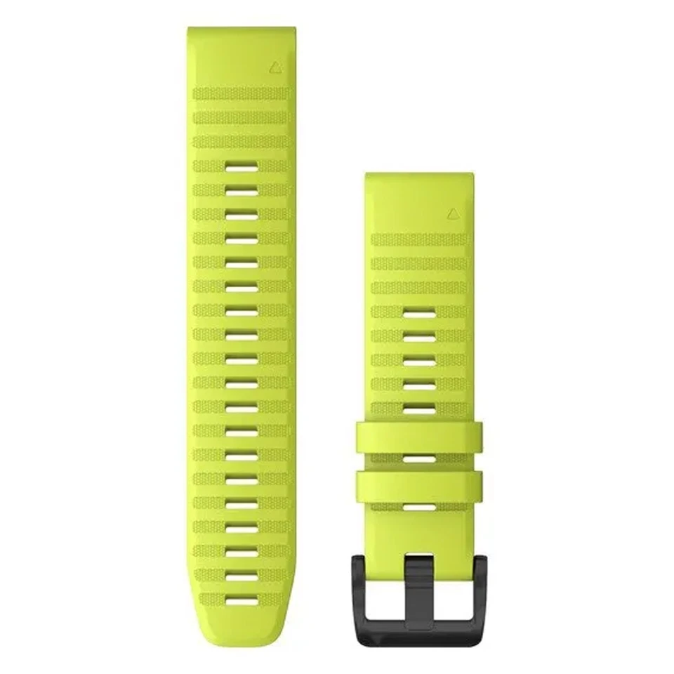 Garmin QuickFit 22 Watch Band - Amp Yellow Silicone 010-12863-04