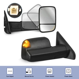 Pair Power Heated Tow Mirrors For 03-09 Dodge Ram 2500 / 3500 02-08 Ram 1500 - Foto 1 di 6