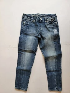 Gymboree NWT Girls Cropped skinny Denim Jeans Size 8 (BOX 73) - Picture 1 of 2