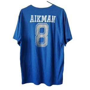 Troy Aikman Authentic Dallas Cowboys Mens Large Cotton Poly Soft Y2K T Shirt - Picture 1 of 8