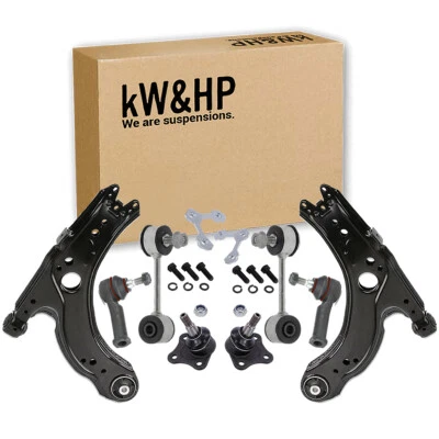 KIT 10 PEZZI BRACCETTI BRACCI OSCILLANTI BIELLETTE E TESTINE STERZO VW GOLF IV - Imagen 1 de 4