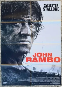 JOHN RAMBO manifesto poster 2F originale sylvester stallone 2008 - Bild 1 von 1