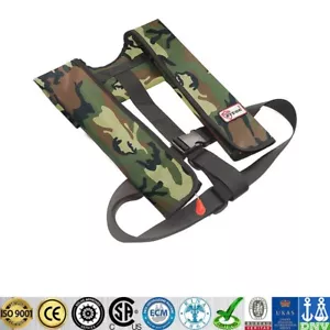 New M-33 Manual Inflatable Life Jacket Vest PFD Bouyancy Fishing Kayak Boating - Picture 1 of 14
