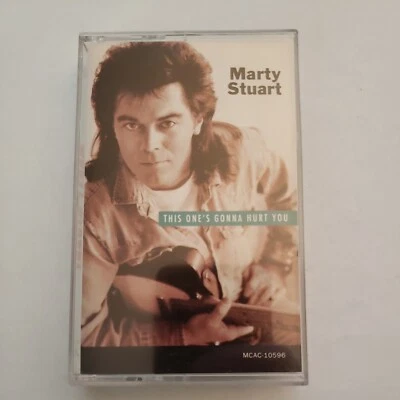MARTY STUART THIS ONES'S GONNA HURT YOU Cassette Tape OG 1992 Country Rare - Image 1 of 4