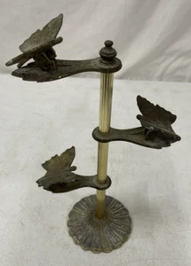 Vintage Allied Brass 11.5” Butterfly Memo Letter Holder Holds Multiple Objects - Picture 1 of 12