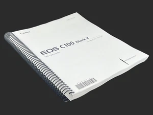 Canon EOS C100 Mark II Instruction Manual User Guide For Camera - 215 Pages  - Picture 1 of 5