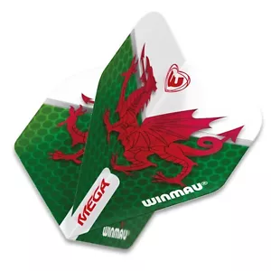 WINMAU WALES MEGA STANDARD DART FLIGHTS - Picture 1 of 1