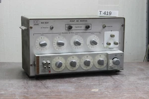 CIT ALCATEL NIC 637 BRIDGE LOSS + GENERAL RADIO 1412BC DECADE CAPACITOR # T419 - Picture 1 of 4