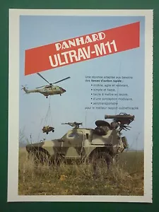 11/1984 PUB PANHARD BLINDE ULTRAV-M11 FAR SUPER PUMA ALAT ORIGINAL FRENCH AD - Bild 1 von 1