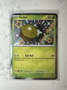 Scarlet And Violet Pokemon Paldean Fates Shiny Rare Rellor 108/091 Near Mint - Picture 1 of 2