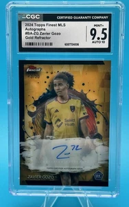 Zavier Gozo 2024 Topps Finest MLS Auto Gold Real Salt Lake /50 CGC 9.5 - Picture 1 of 2