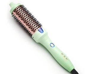 K&K Pro Thermal Brush, 1 1/2 Inch Ionic Heated Round Brush for Blowout Look,.73 - Picture 1 of 7