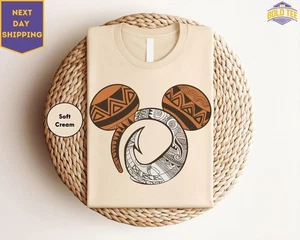 Maui Mickey T-Shirt Bella Canvas Unisex Cotton Crew Neck Short Sleeve Tee - Picture 1 of 6