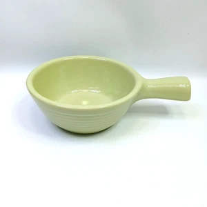 Vaso de sopa Heinz By Western con mango de gres cerámica vintage verde claro - Imagen 1 de 7