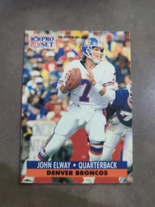 1991 Pro Set John Elway Football Card #138 Denver Broncos - Picture 1 of 2