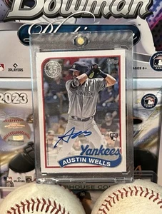 TOPPS Series1 35th Aniv. #89BA-AW Rookie Austin Wells, Red Line Auto  - Picture 1 of 4