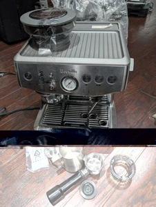 Máquina de café espresso Breville Barista Express Impress - BES876BSS1BNA1 (plateada) - Imagen 1 de 9