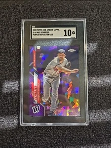 Max Scherzer 2020 *9/10* SGC 10 gemas como nuevo Topps actualización zafiro #U-66 ~1stB - Imagen 1 de 9