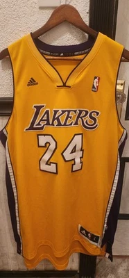 Camiseta deportiva de colección 2010 NBA Adidas Los Angeles Lakers Kobe Bryant para hombre grande cosida 24 Foto 1 de 4